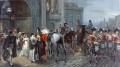 Summoned to Waterloo Brussels dawn of June 16 1815 Robert Alexander Hillingford historical battle scenes